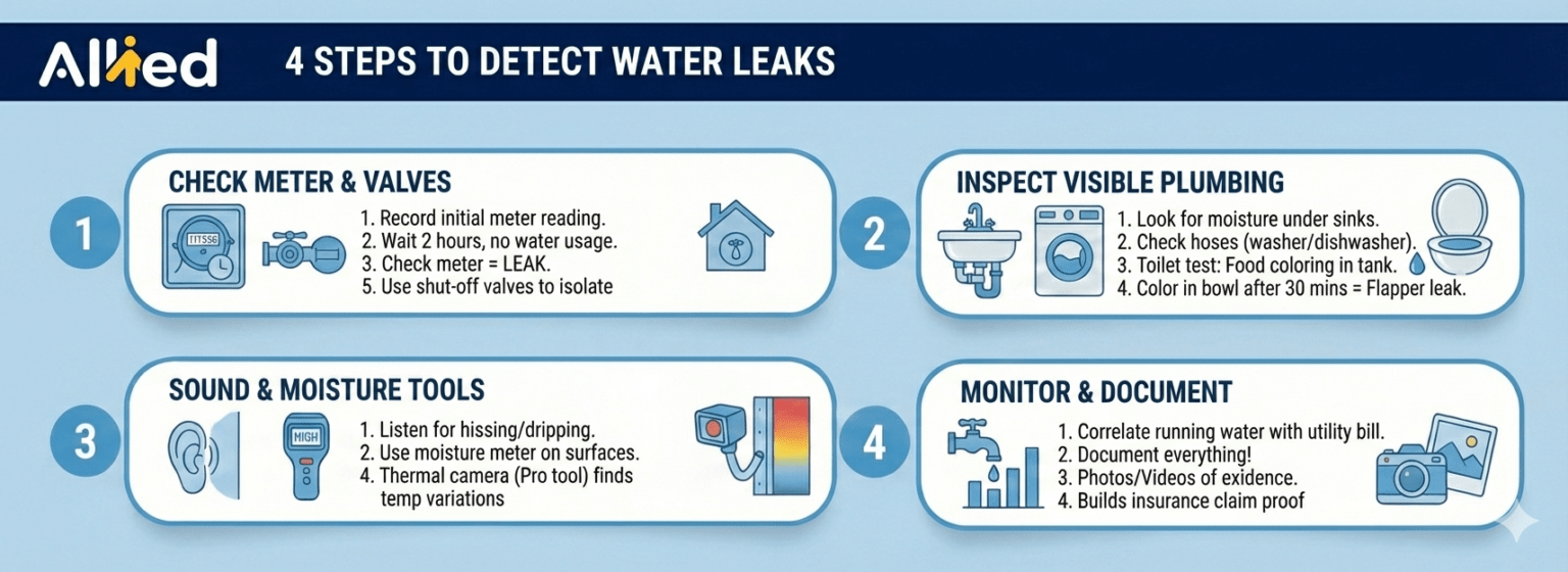 How to Find a Water Leak | Expert Tips & Detection Guide