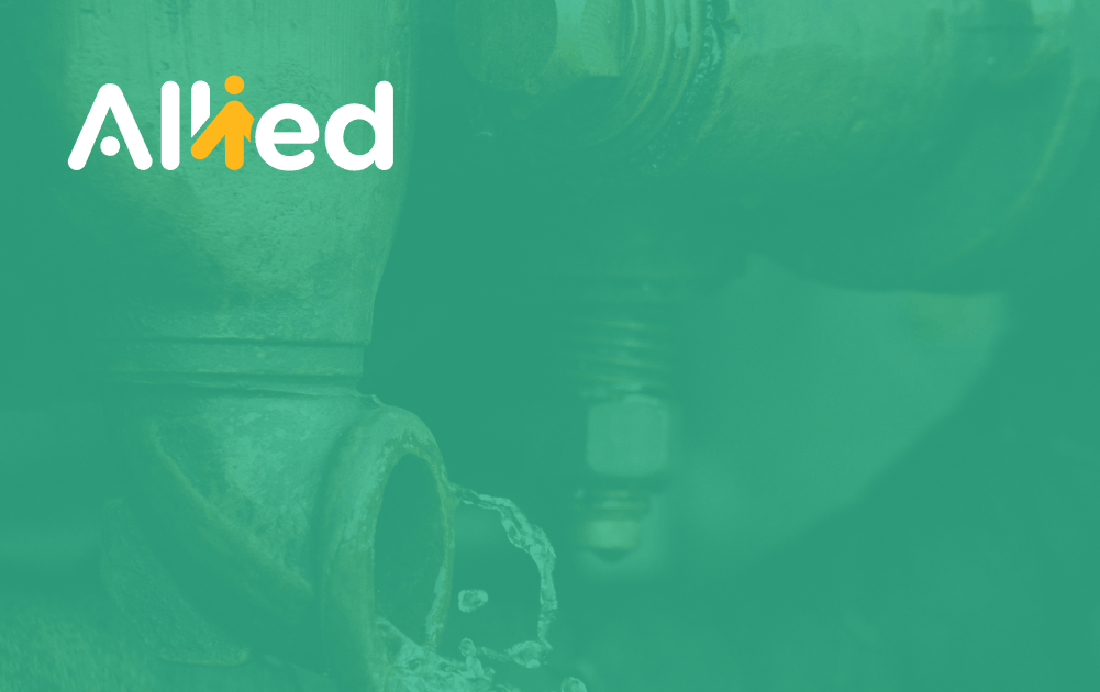 Image of leaking pipe